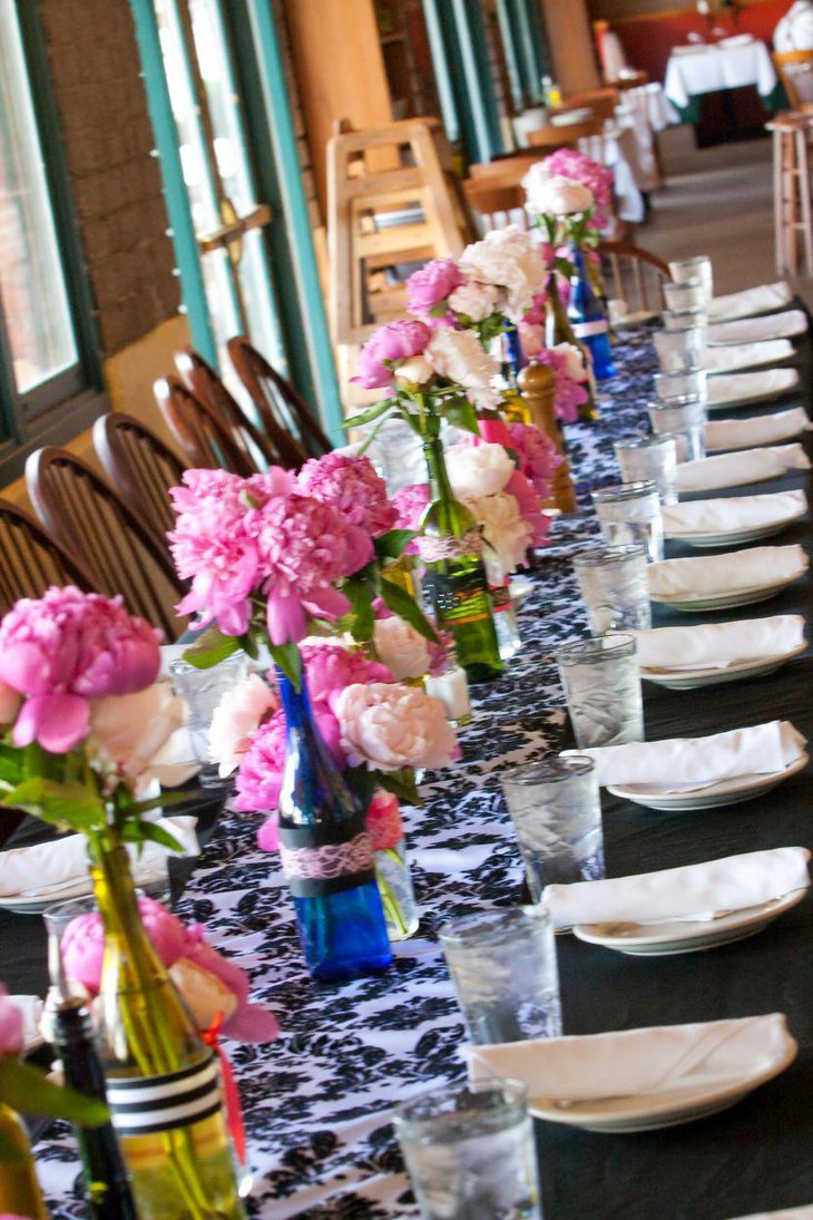 A lovely looking Italian tablescape using flowers