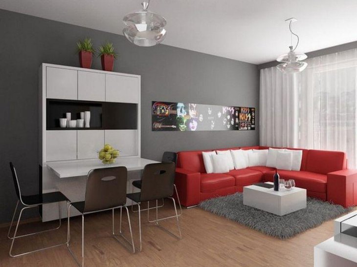 Amazing modern contemporary small apartment dining table