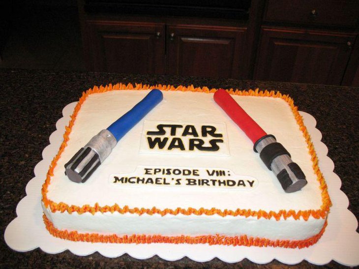 Amzing Star Wars Birthday Cake