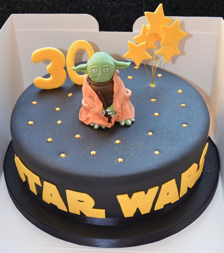 Beautiful Star Wars Birthday Cake