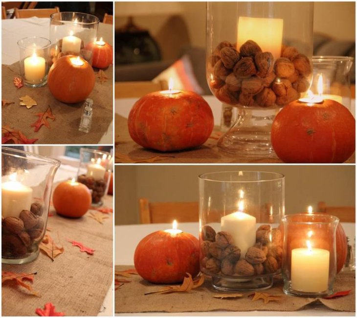 Candles as Inspirational Thanksgiving Centerpieces 5