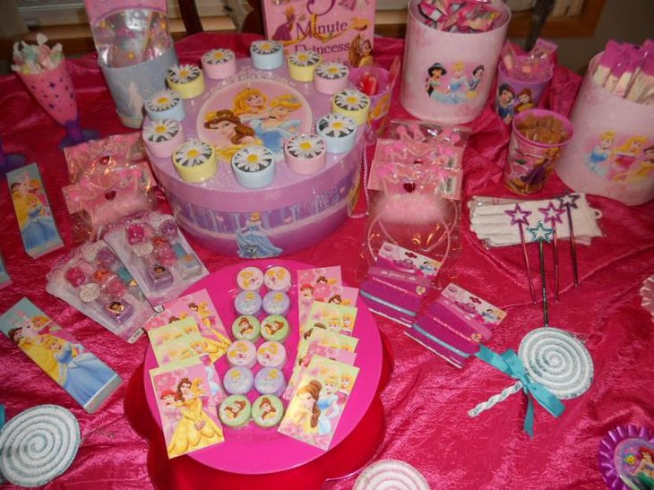 Candy Buffet Table For Birthday Party