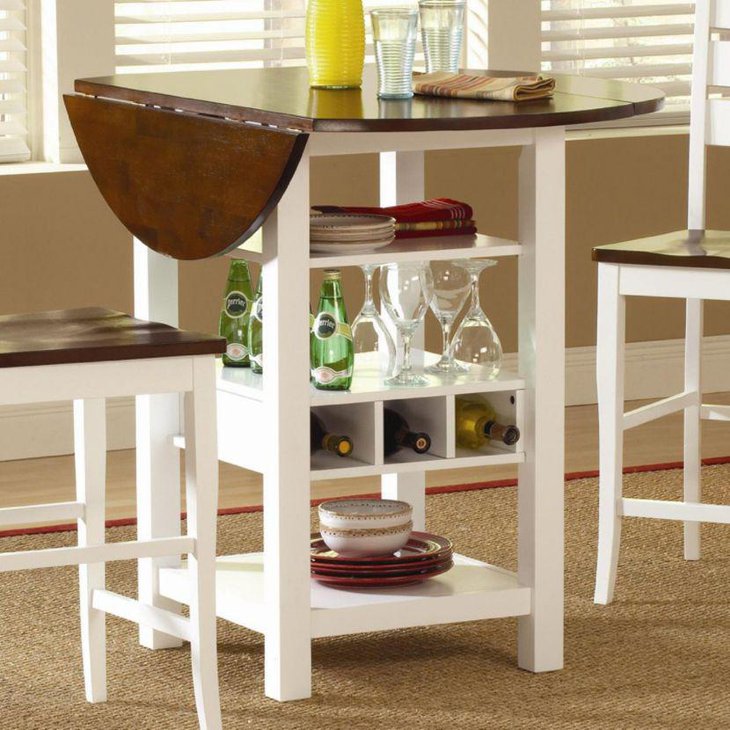 Counter height dining tables for small spaces