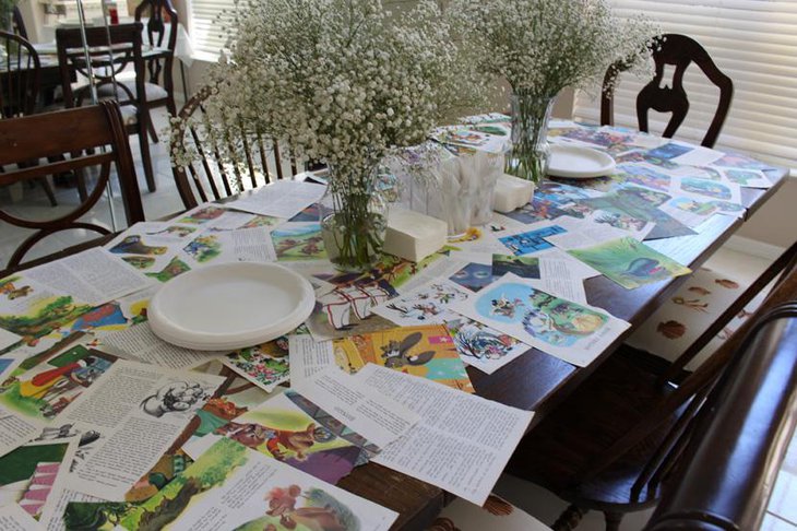 Creative Childrens Story Book Table Runner