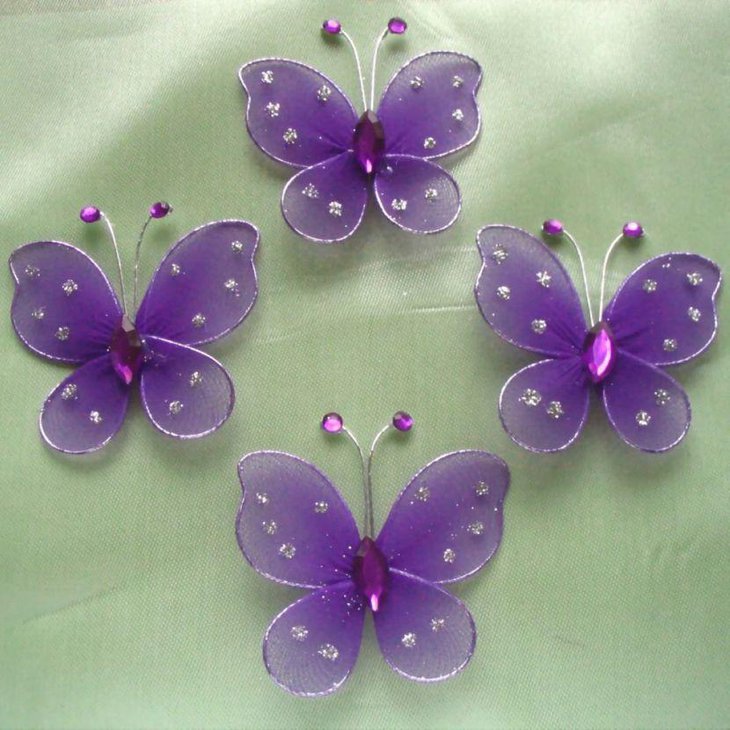 Cute purple butterfly party favors
