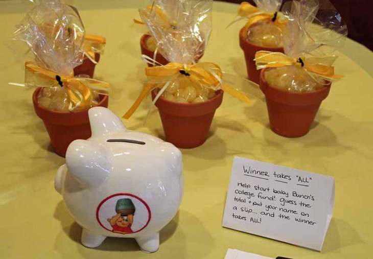 Cute Winnie The Pooh baby shower sweet favors