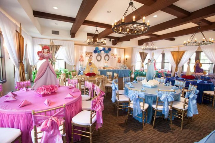 Disney Princess Birthday Party Table Decorations