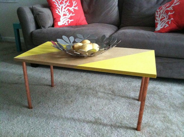 Diy Coffee Table With Fruit Bowl Centrepiece
