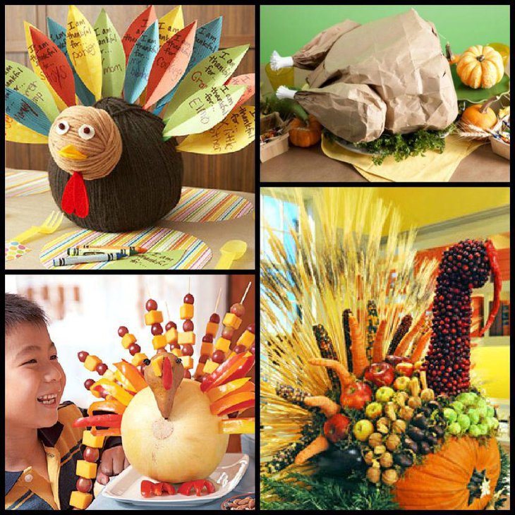 Easy DIY Thanksgiving Table Decoration