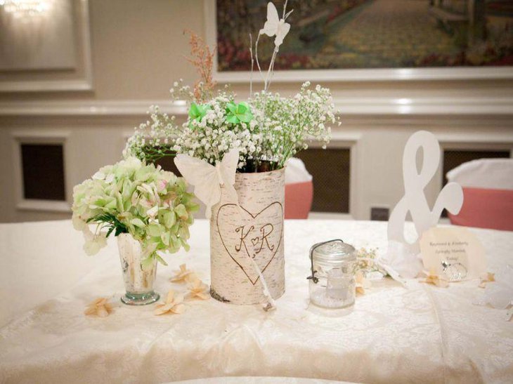 Elegant DIY wedding table decor
