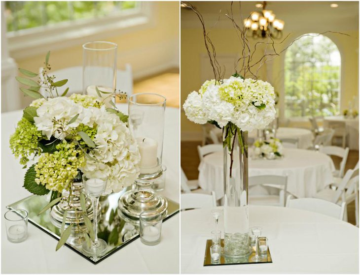 Enchanting White Flower Centerpiece for Wedding