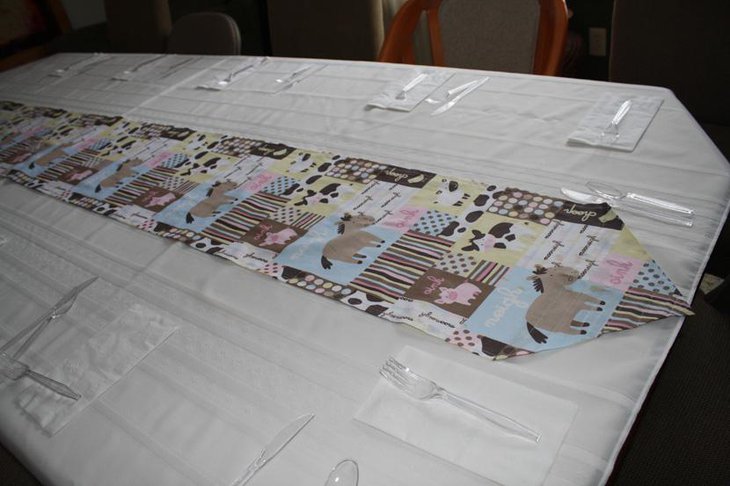 Exclusive Animal Printed Fabric Table Runner