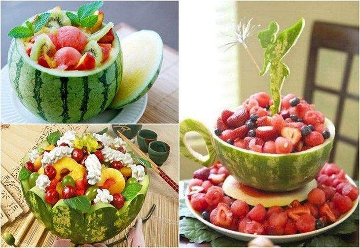 Fruity table decor for an awesome garden party