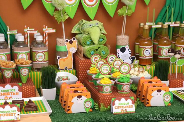 Jungle Theme Baby Shower Decorations