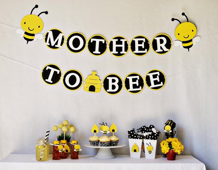 Mommy to Bee Spring Baby Shower Ideas