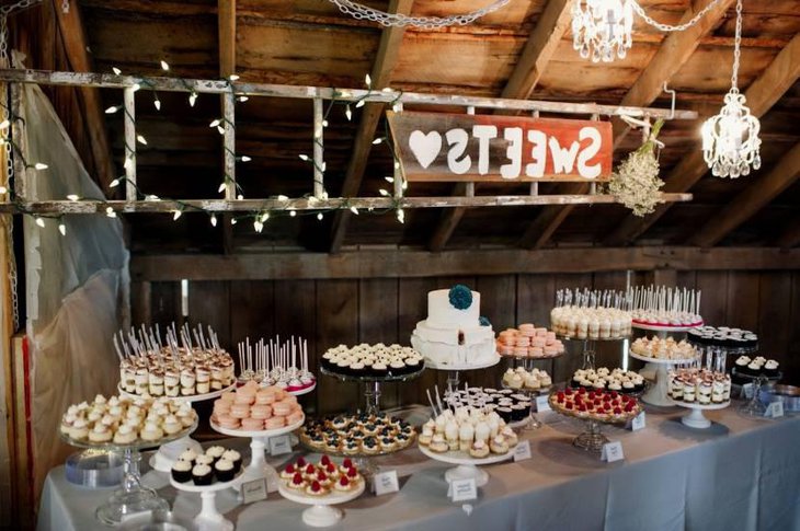 Rustic Dessert Table Ideas For Weddings