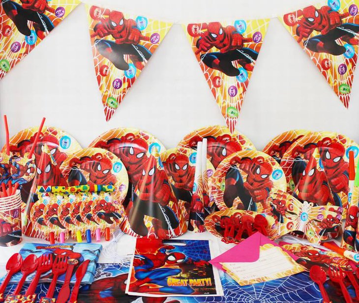 Spiderman Theme Party Decorations