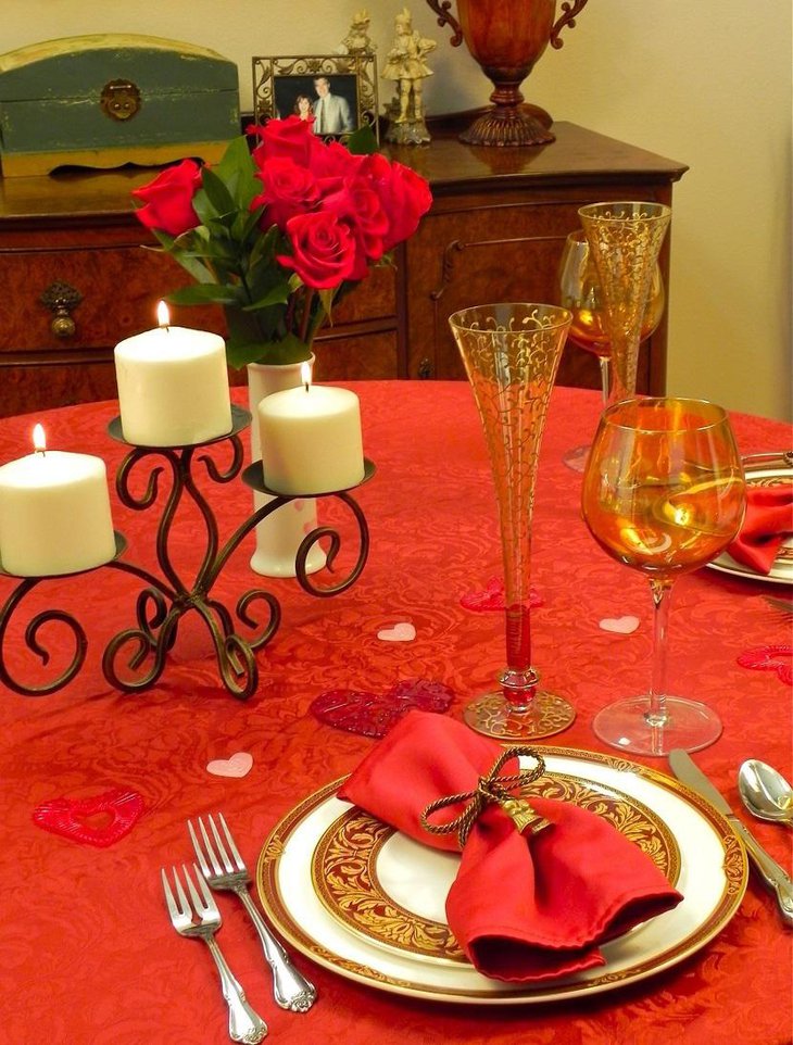 Valentine Tablescape With A Minimalist Appeal 1
