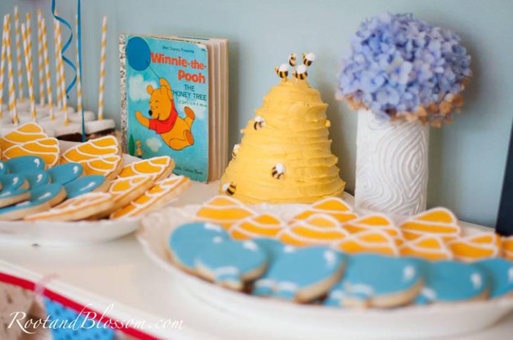 Winnie the Pooh Inspired Dessert Table