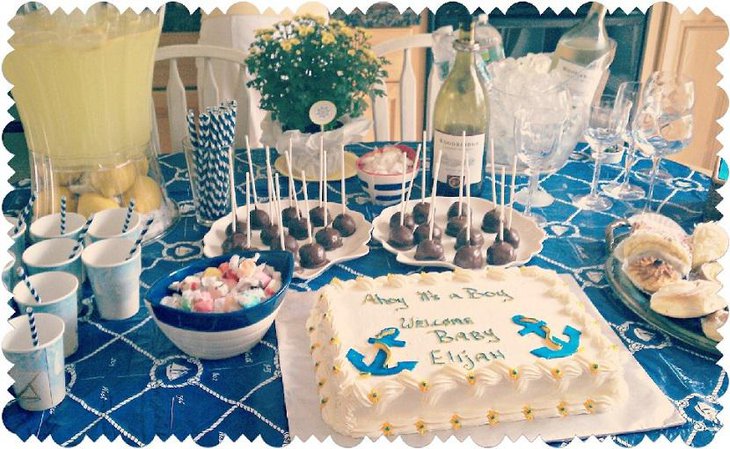 Ahoy Its a Boy Spring Baby Shower Ideas