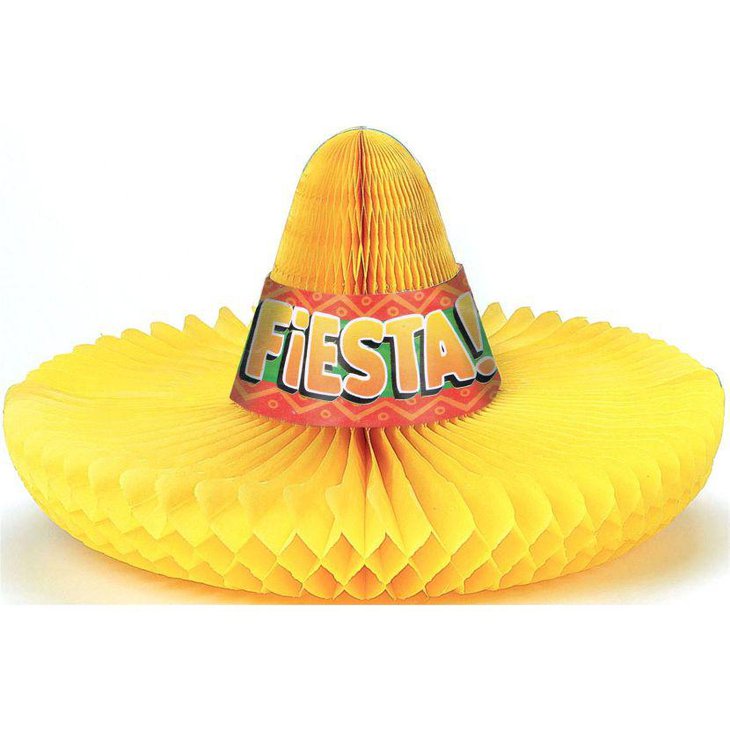 Awesome Sombrero Honeycomb centerpiece