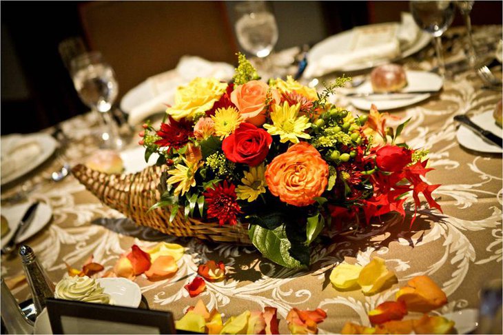 Beautiful Autumn Wedding Centerpieces