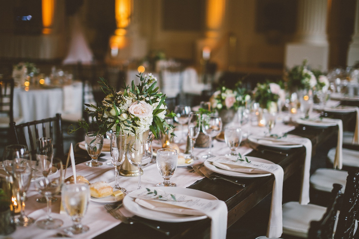 Beautiful Exposed Table With Beautiful Runners