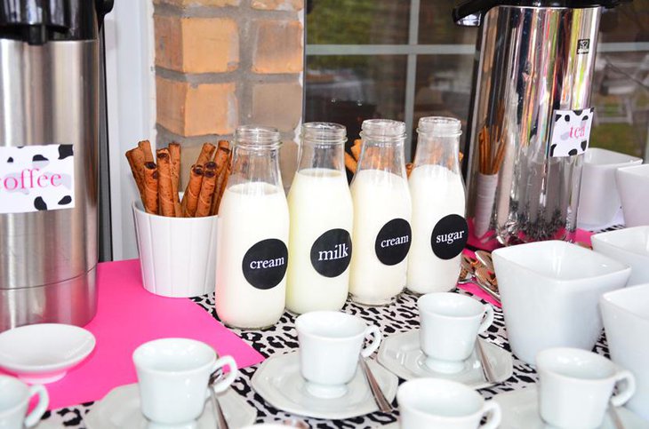 Black and White Cow Animal Print Table Runner