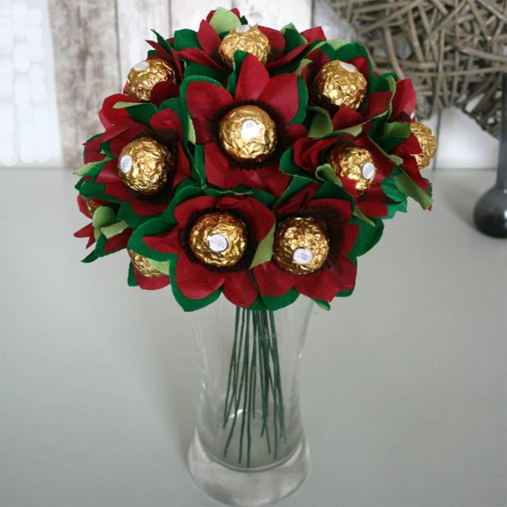 Bouquet of Ferrero Rocher Chocolates