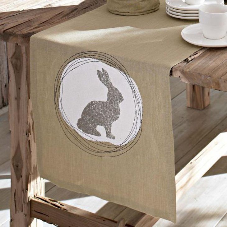 Bunny Silver Easter Runner Ideas