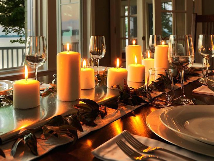 Candles as Inspirational Thanksgiving Centerpieces 6