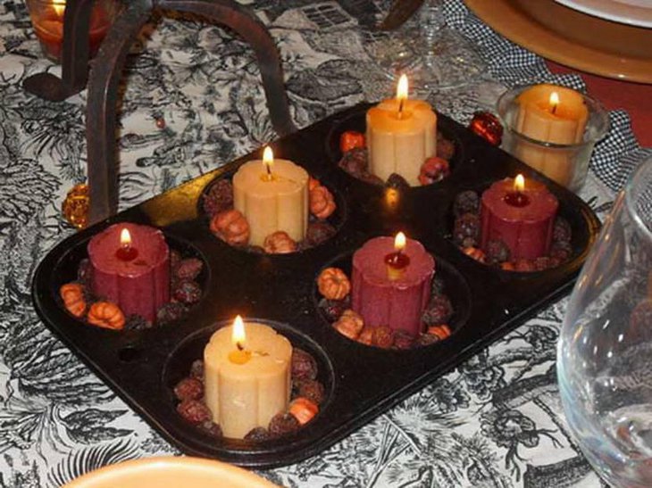 Candles as Inspirational Thanksgiving Centerpieces 7