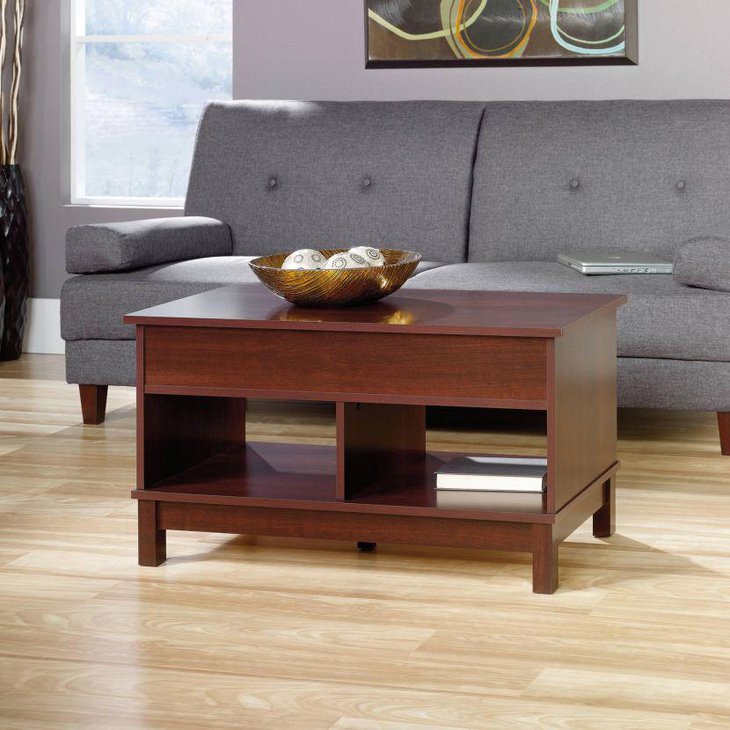 Cherry lift top coffee table