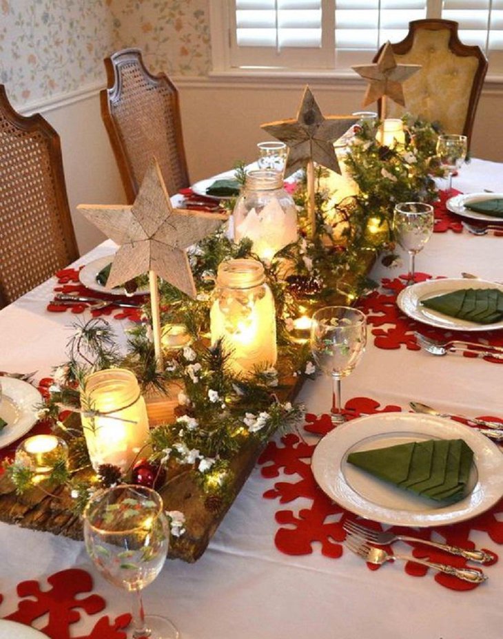 christmas table decoration