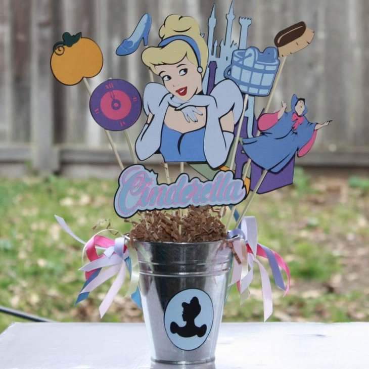 Cinderella Centerpiece For Birthday Party