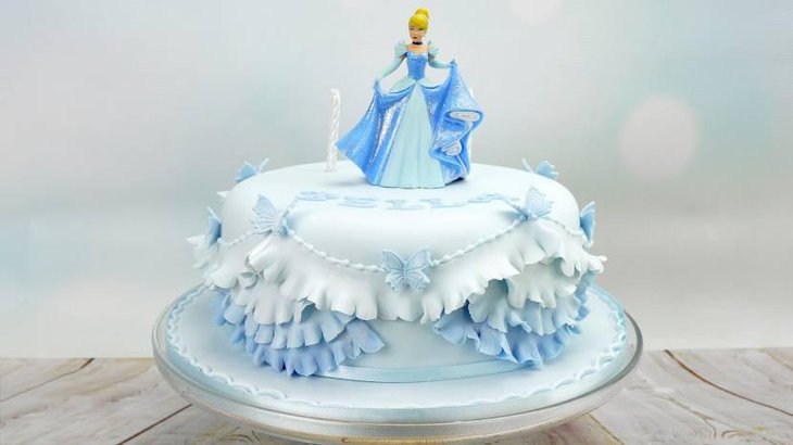 Cinderella Princess Frozen Birthday Cake