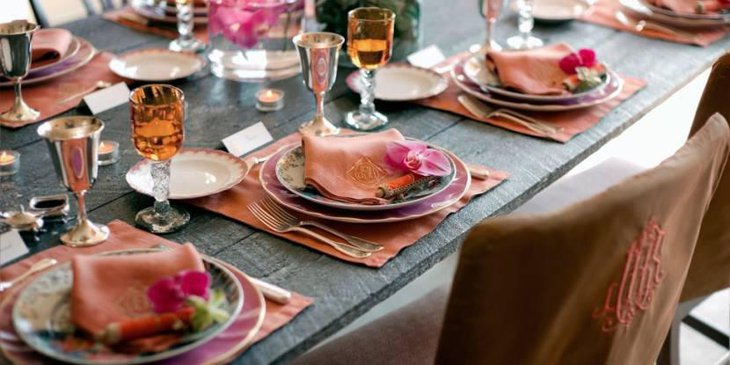 Colorful Tablescape for Thanksgiving
