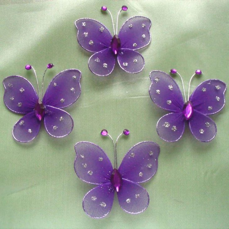 Cute purple butterfly party favors
