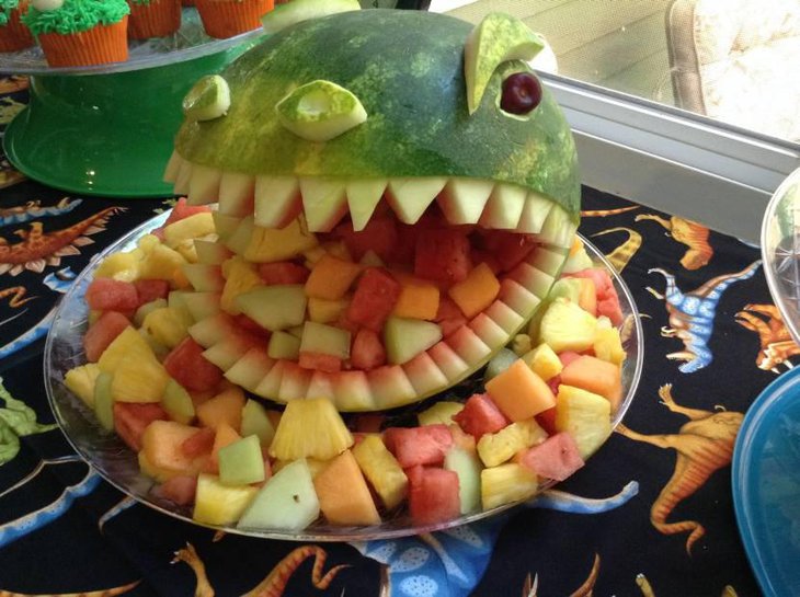 Dinosaur Fruit Themed Baby Shower