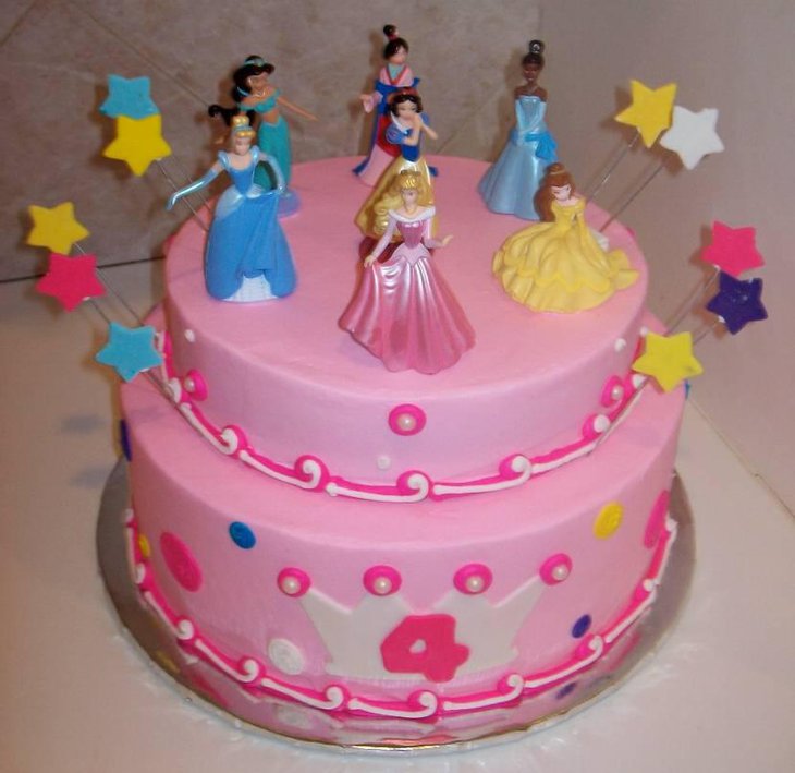Disney Princess Aurora Birthday Cake