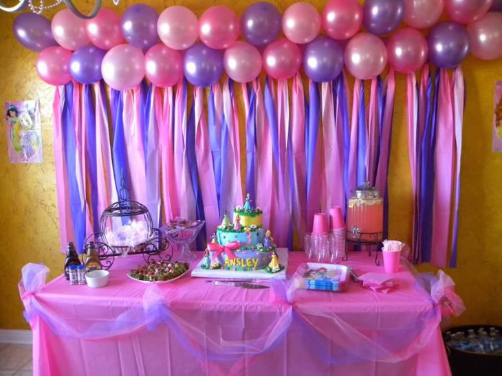 Disney Princess Birthday Table Decorations