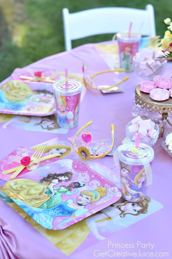 Disney Princess Guest Table Setting