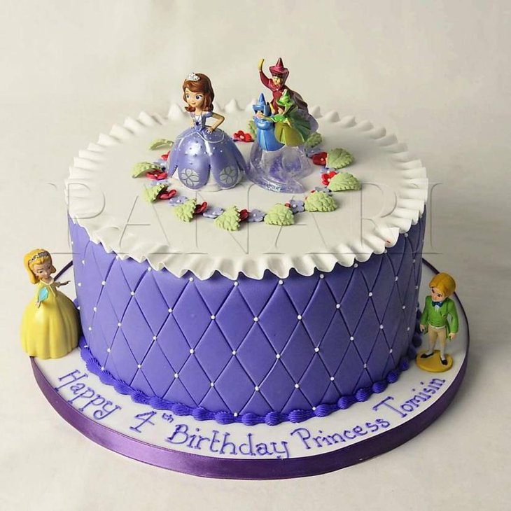 Disney Princess Sofia Birthday Cake