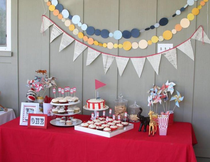 DIY Birthday Snack and Sweets Corner Decor