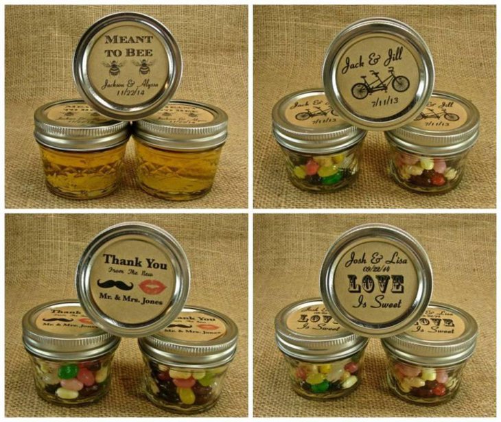 Diy Mason Jar Wedding Favors