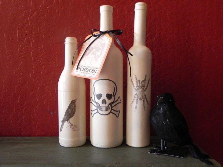 DIY poison bottle decoration