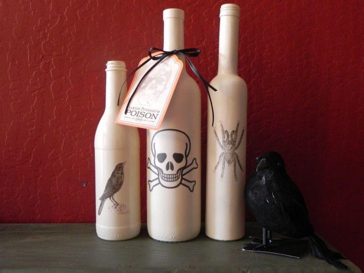 DIY poison bottle decoration