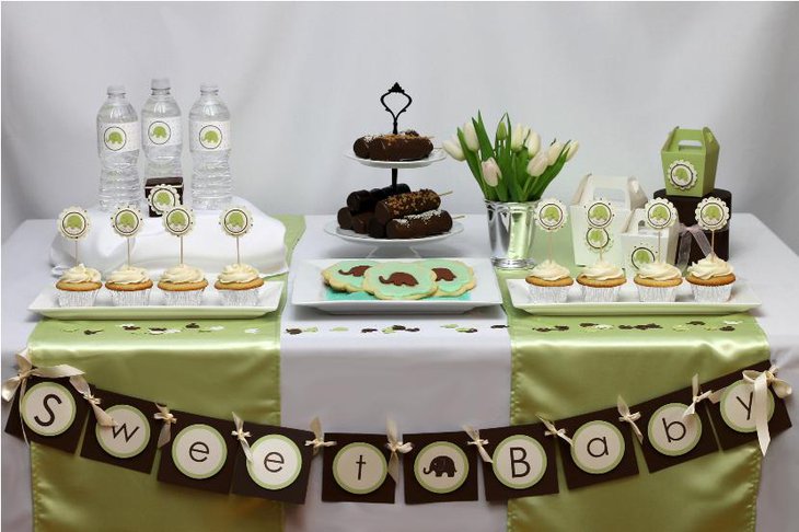 Elephant Themed Baby Shower Decoration Ideas