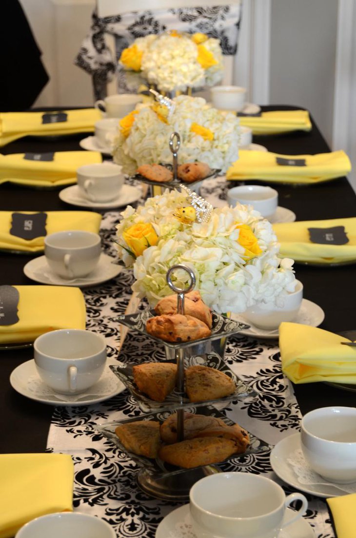 Enchanting Yellow and Black Bee Themed Baby Shower