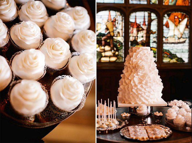 European themed dessert table with Tudor era tablescape